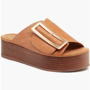 Kelsi Dagger Dover Platform Sandal | Leather Upper | Size 7